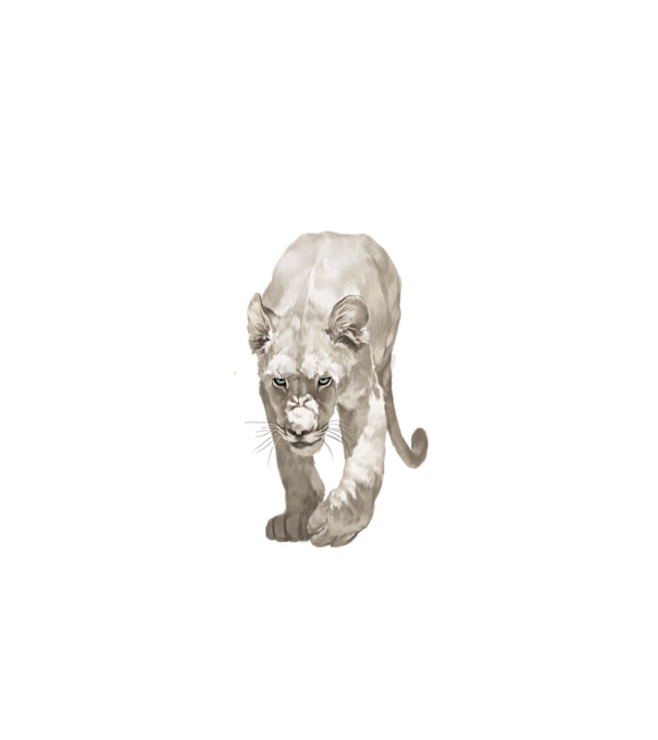 white lion model negru pe tricou