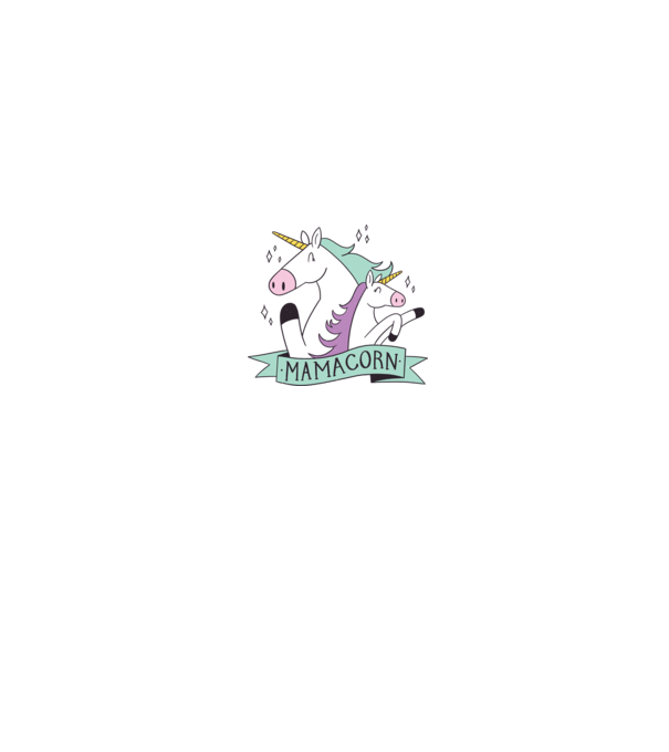 Mamacorn model roz deschis pe tricou