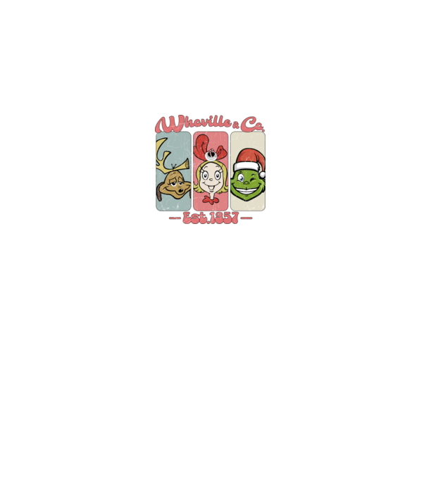 Whoville & Co - Grinch model nisipiu pe tricou