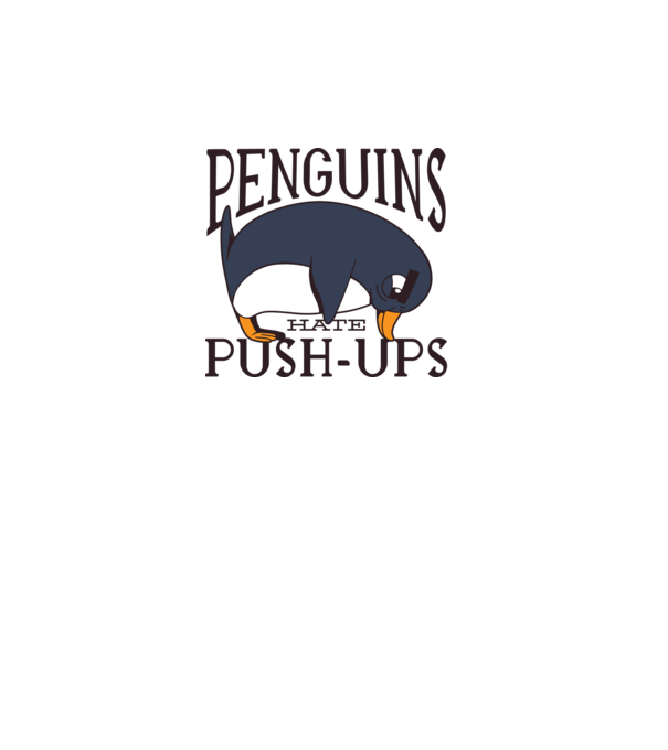 Pinguinii urăsc flotările model turcoaz pe tricou