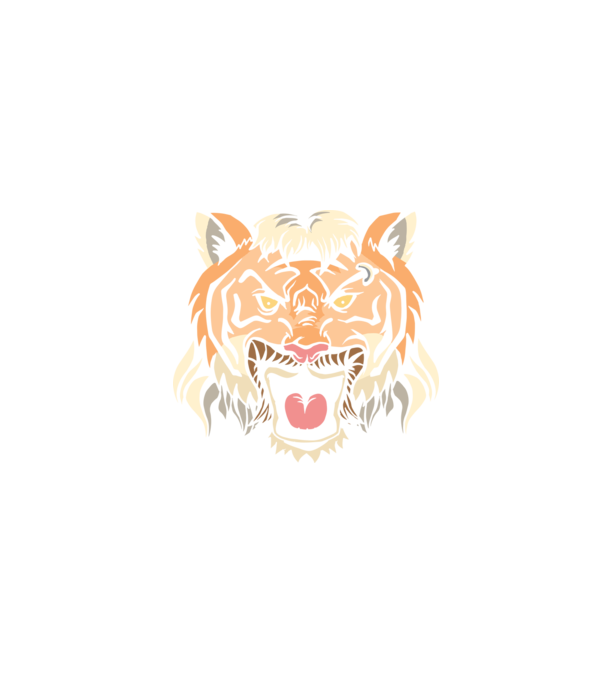 Tiger King Tigru model negru pe tricou