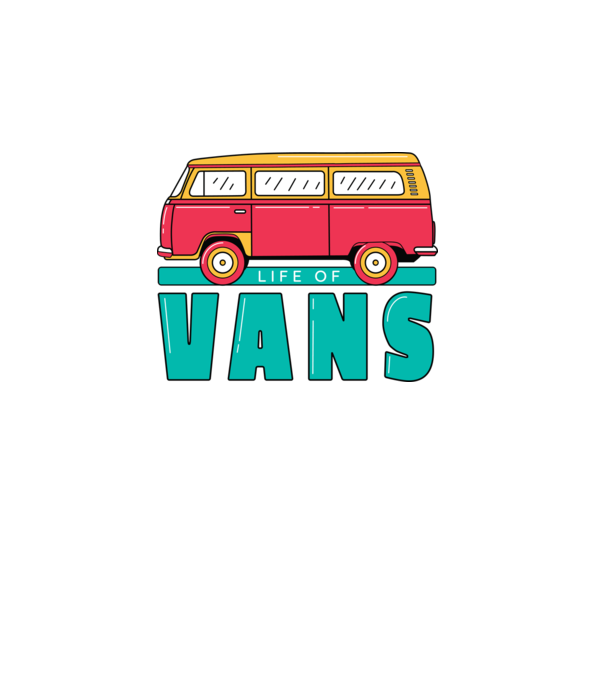 Life of Vans model alb pe tricou
