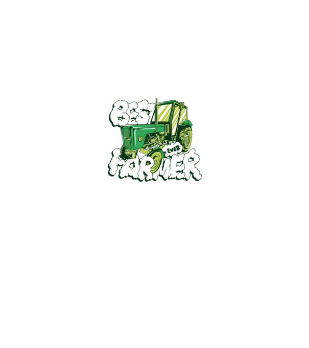 Best Farmer Ever cu Tractor model negru pe tricou