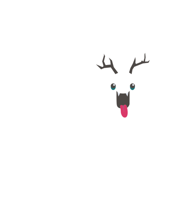 Funny Deer model galben neon pe tricou