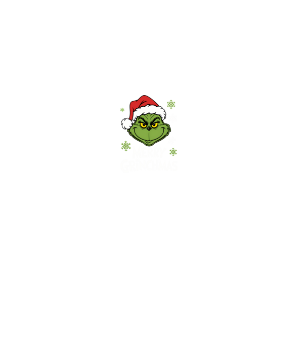 Merry Grinchmas Negru model negru pe tricou