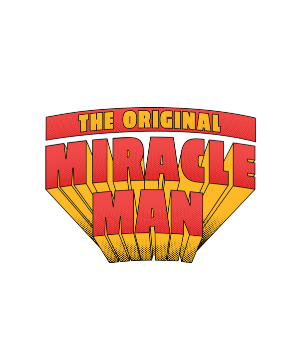 The Original Miracle Man model alb pe tricou
