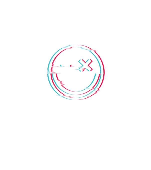 Smile glitch neon tiktok style model albastru jeanși pe tricou