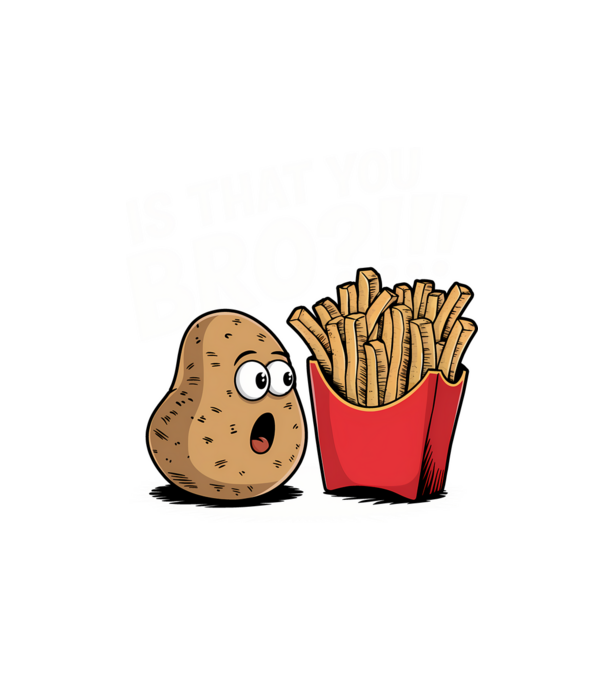 Is that you BRO?!! Negru model alb pe tricou