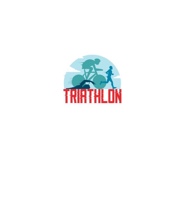 Triatlon Sport model gri pe tricou
