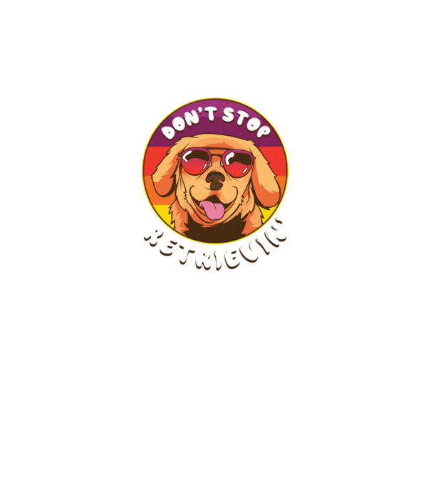 'Don''t stop Retrievin''' model negru pe tricou