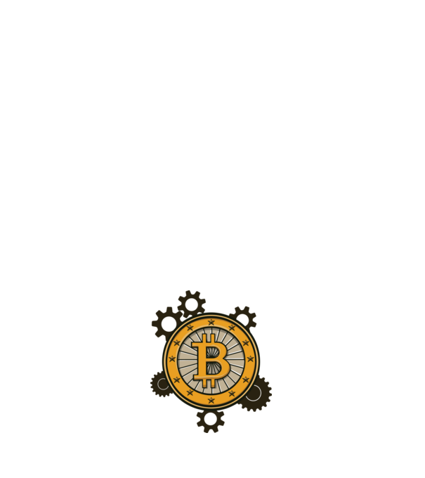 Mecanică Bitcoin model negru pe tricou