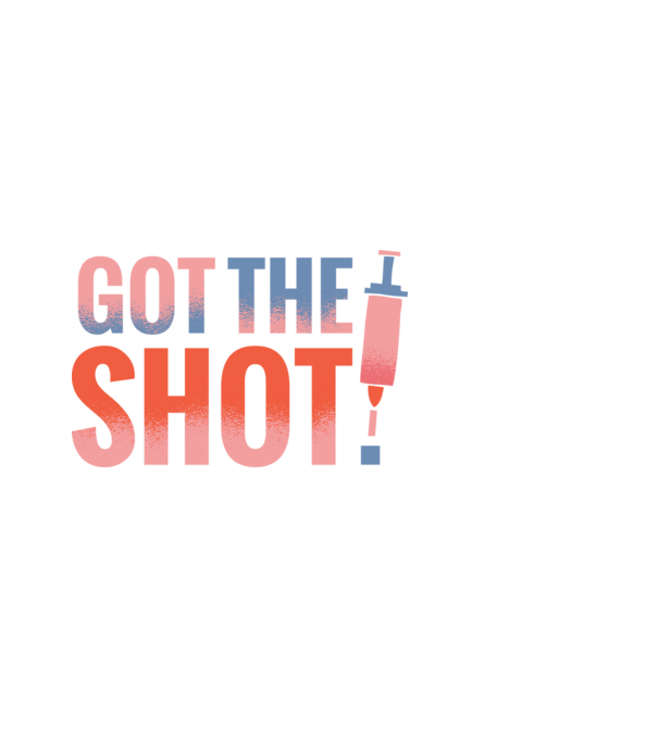Am fost vaccinat model albastru închis pe tricou