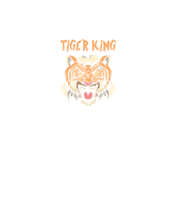 Tiger King model gri pe tricou
