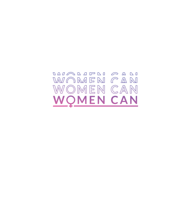 Women Can Ziua femeii model alb pe tricou