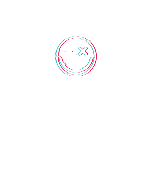 Smile glitch neon tiktok style model negru pe tricou