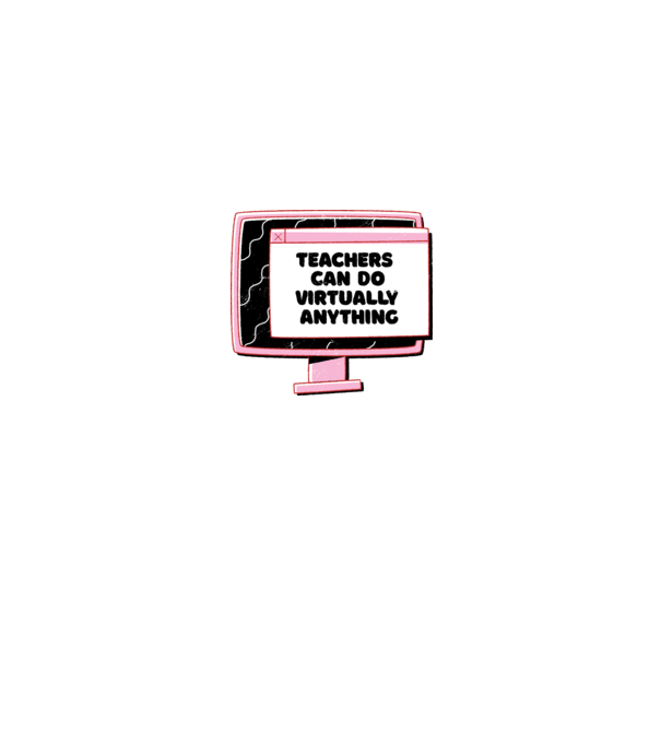 Home Office Pentru profesori model gri pe tricou