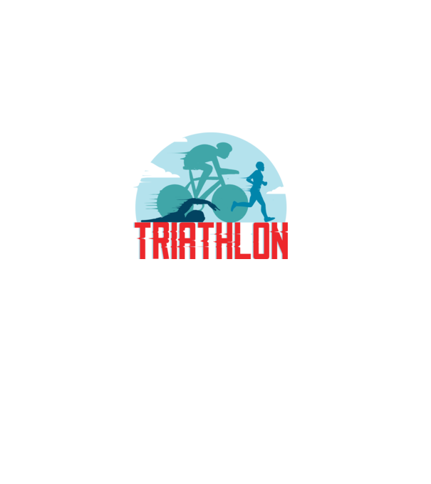 Triatlon Sport model gri pe tricou