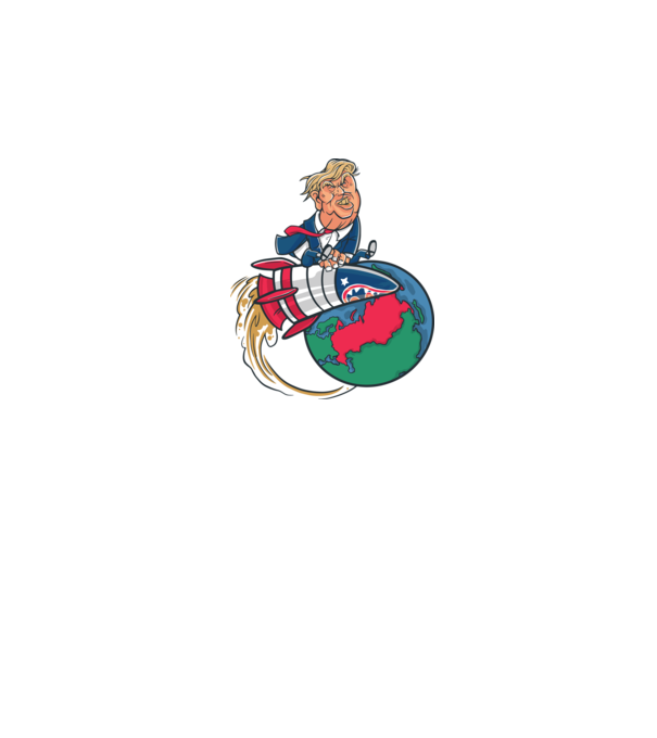 Trump bombă model roz pe tricou