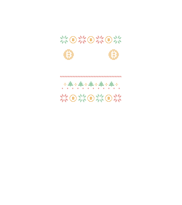Buy the Dip Bitcoin Ugly Sweater model negru pe tricou