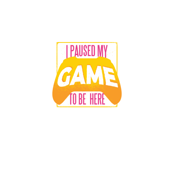 I paused my game to be here tricou amuzant Gamer model negru pe tricou