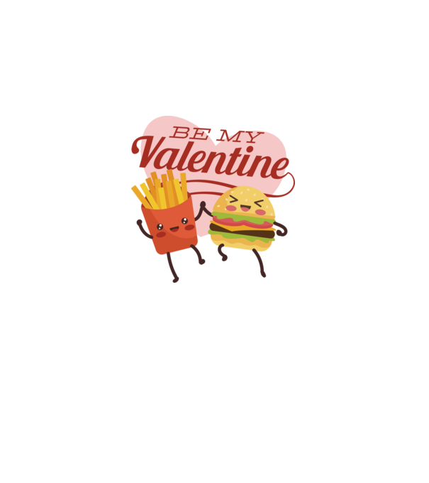 Be my Valentine - Fii dragostea mea tricou pentru Valentine s Day model alb pe tricou