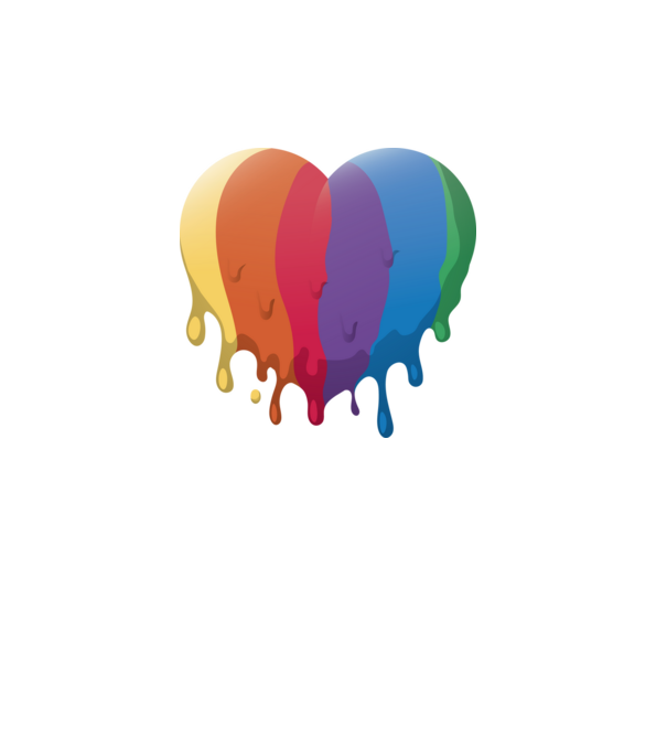 LGBTQ Inimă model turcoaz pe tricou