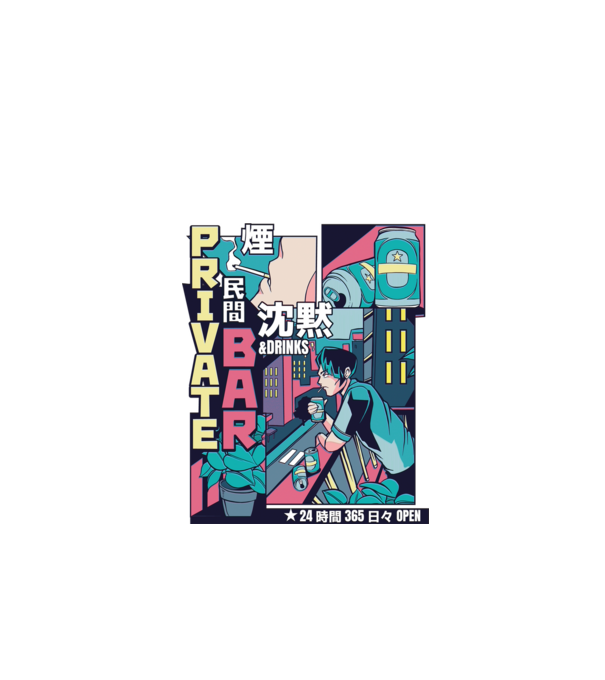 Anime Vaporwave benzi desenate model alb pe tricou