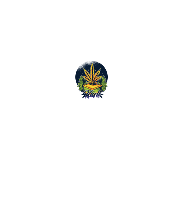 Marijuana Kush model verde pe tricou