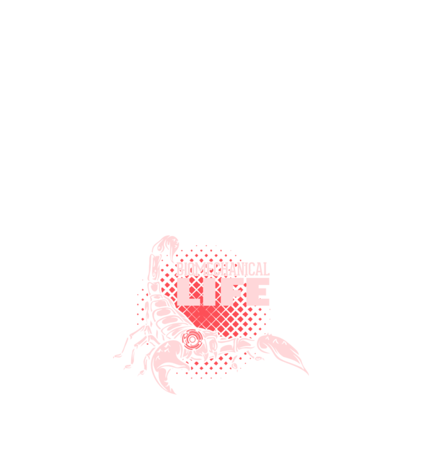 Biomechanical Life model negru pe tricou