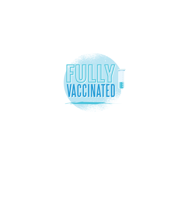 Complet vaccinat model albastru jeanși pe tricou