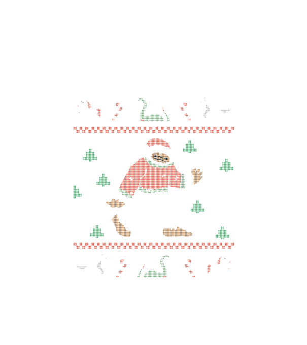 Ugly Sweater Yeti model alb pe tricou
