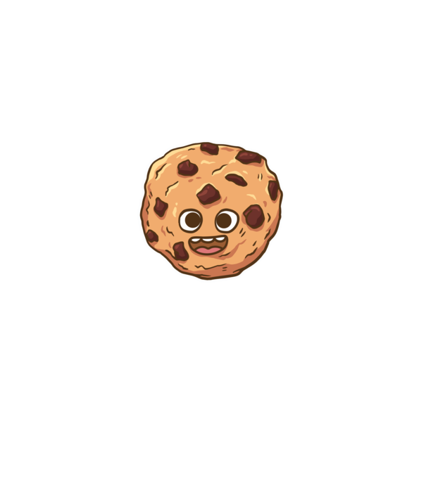 Cookie drăguț model turcoaz pe tricou