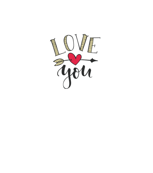 'Te iubesc tricou pentru Valentine''s Day' model alb pe tricou