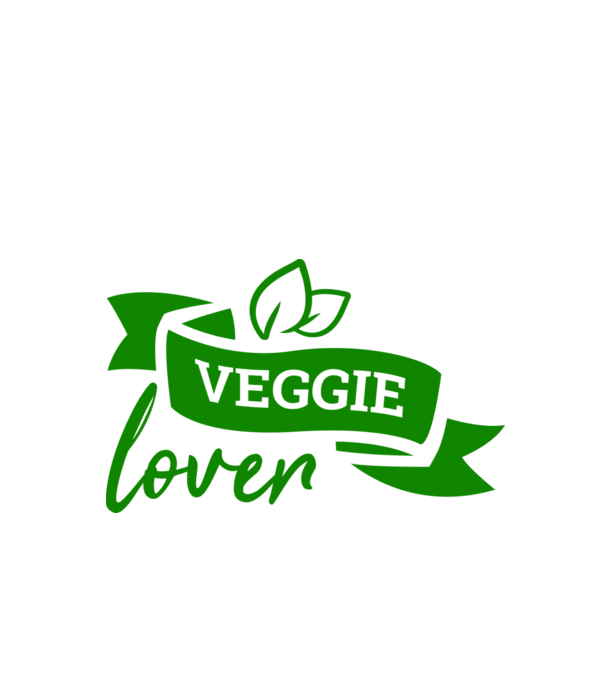 Veggie lover Iubitor de legume model alb pe tricou
