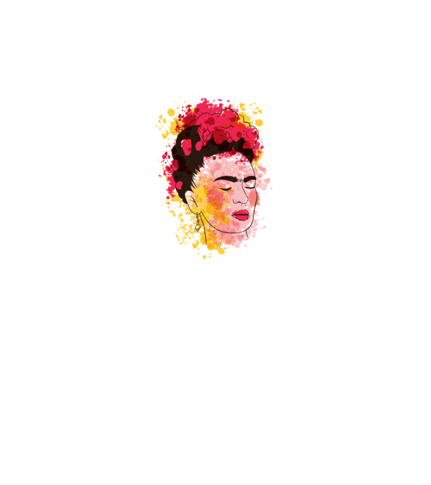 Frida Kahlo model gri pe tricou