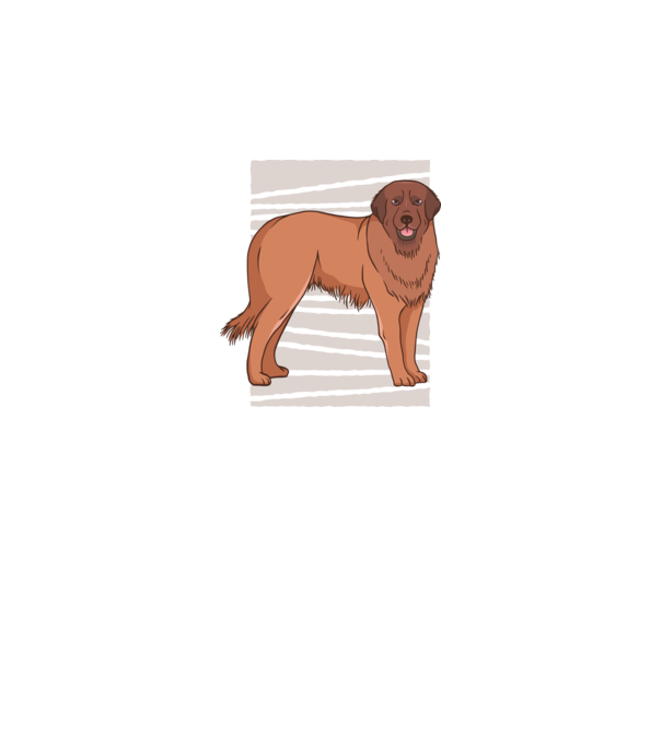 Câine ciobănesc Leonberg model negru pe tricou