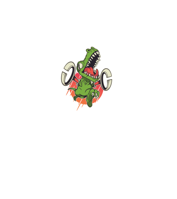 Dinozaur T-rex model gri pe tricou