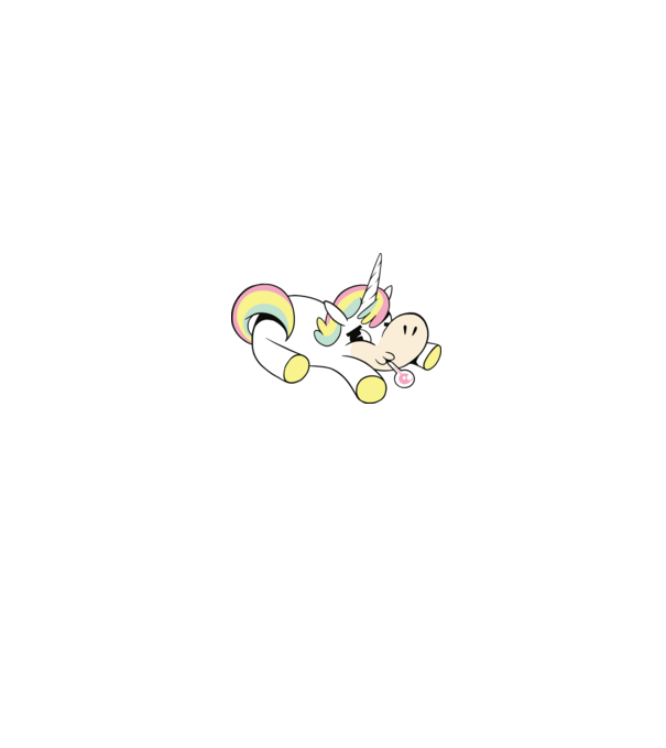 Unicorn bolnav model gri pe tricou