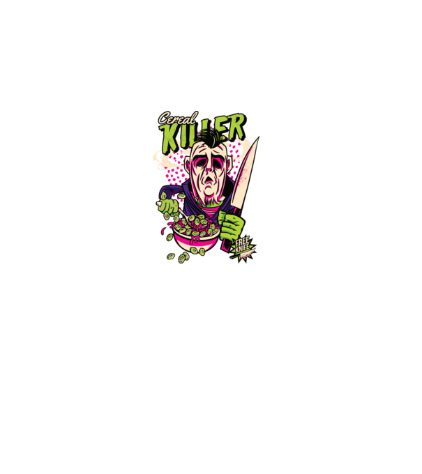 Cereale Killer Fulgi de cereale model negru pe tricou