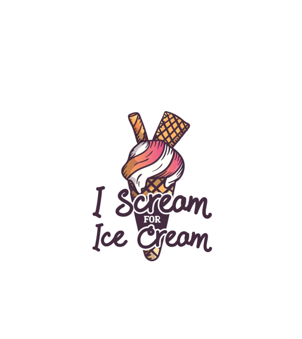 I Scream for Ice Cream model turcoaz pe tricou
