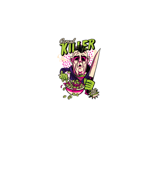 Cereale Killer Fulgi de cereale model negru pe tricou