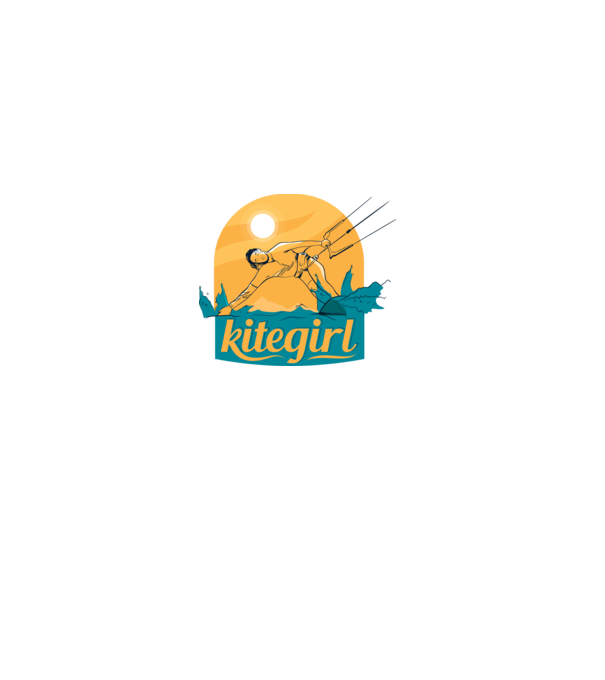 Tricou Kitegirl Kitesurf model alb pe tricou