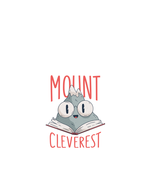 Tricou Mount Cleverest model alb pe tricou
