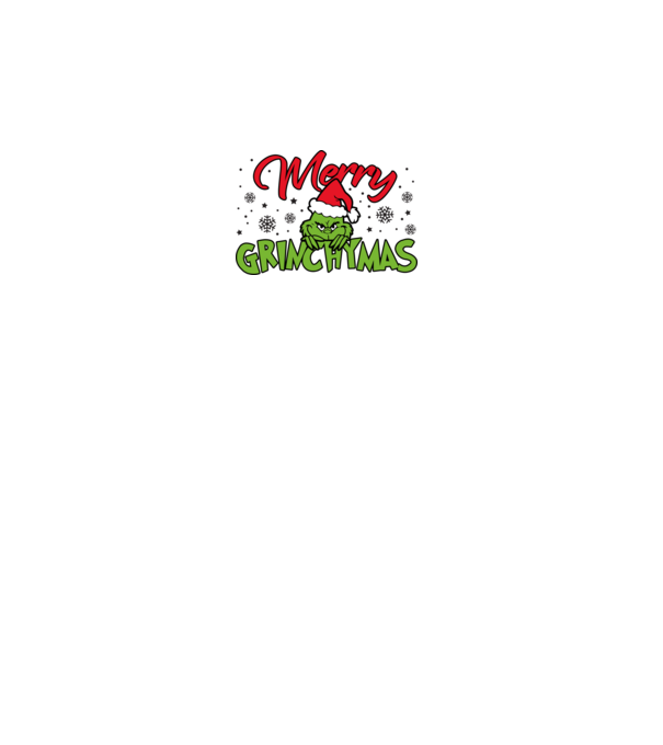 Merry Grinchymas - Grinch model gri pe tricou