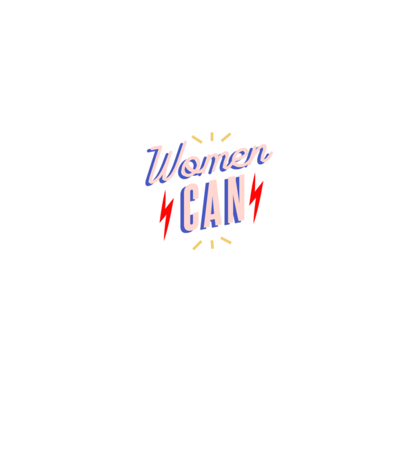 Women Can de Ziua Femeii model negru pe tricou