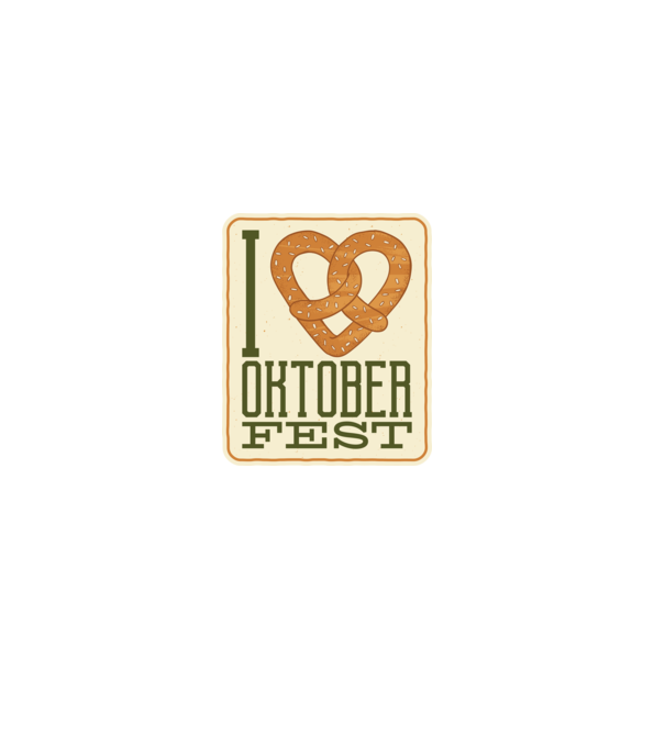 I Love Oktoberfest model negru pe tricou
