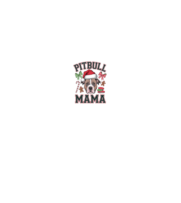Pitbull Mama model gri pe tricou