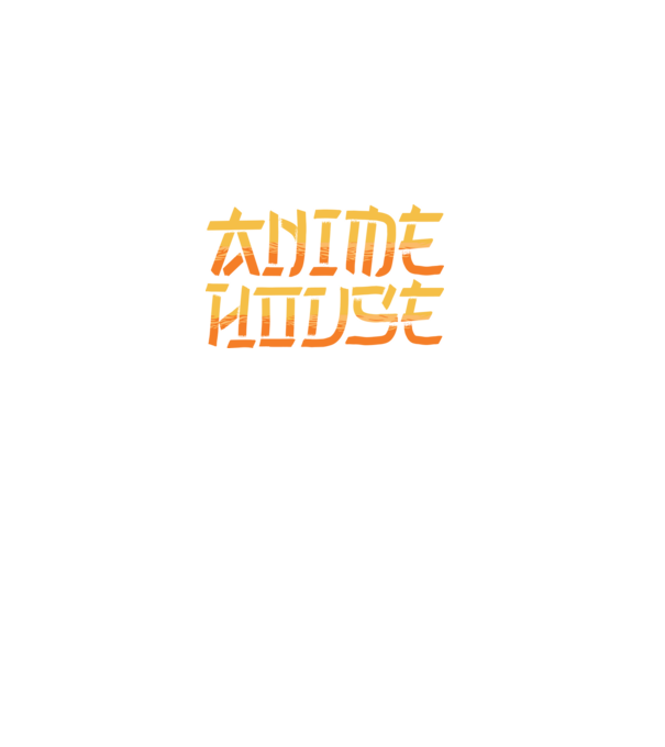 Anime House model negru pe tricou