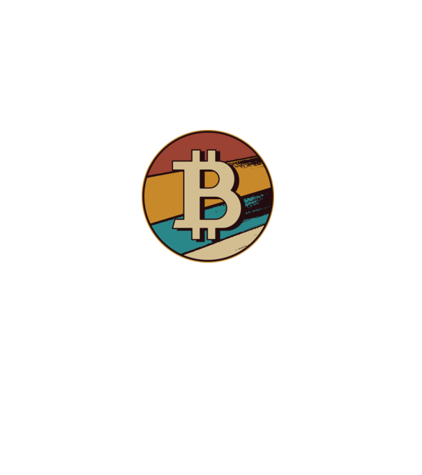 Bitcoin retro model gri pe tricou