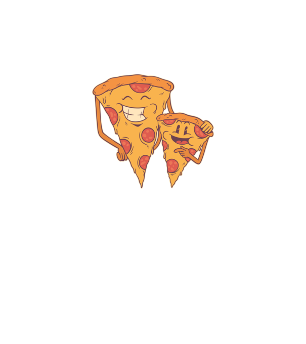 Familie Pizza model gri pe tricou